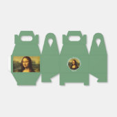 Leonardo da Vinci Mona Lisa Party Collectie Bedankdoosjes (Uitgevouwen)