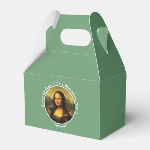 Leonardo da Vinci Mona Lisa Party Collectie Bedankdoosjes