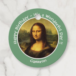 Leonardo da Vinci Mona Lisa Party Collectie Bedankjes Labels