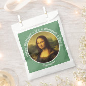 Leonardo da Vinci Mona Lisa Party Collectie Bedankzakje (Geknipt)