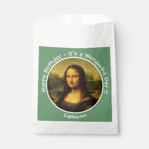 Leonardo da Vinci Mona Lisa Party Collectie Bedankzakje