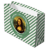 Leonardo da Vinci Mona Lisa Party Collectie Groot Cadeauzakje (Achterkant Gekanteld)