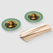 Leonardo da Vinci Mona Lisa Party Collectie Handwaaier (Niet-gemonteerd)