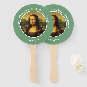 Leonardo da Vinci Mona Lisa Party Collectie Handwaaier
