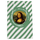 Leonardo da Vinci Mona Lisa Party Collectie Medium Cadeauzakje (Voorkant)