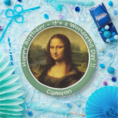 Leonardo da Vinci Mona Lisa Party Collectie Papieren Bordje (Feest)