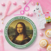 Leonardo da Vinci Mona Lisa Party Collectie Papieren Bordje (Feest)