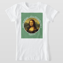 Leonardo da Vinci Mona Lisa Party Collectie T-shirt