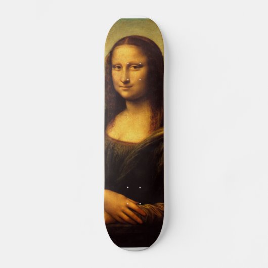 Leonardo Da Vinci - Mona Lisa Persoonlijk Skateboard (Voorkant)
