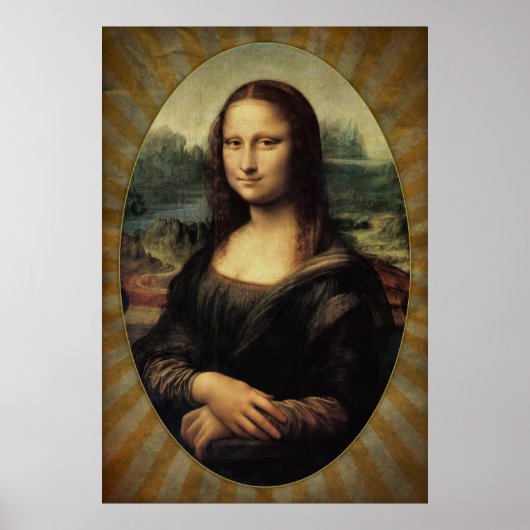 Leonardo da Vinci - Mona Lisa Poster (Voorkant)