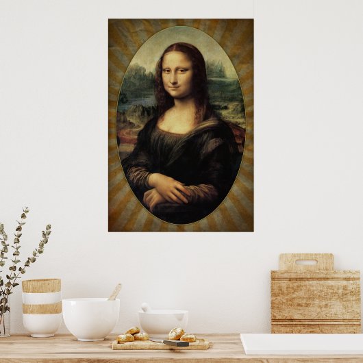 Leonardo da Vinci - Mona Lisa Poster (Keuken)