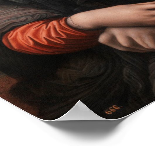 Leonardo da Vinci | Mona Lisa Poster (Hoek)