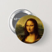 Leonardo Da Vinci Mona Lisa Ronde Button 5,7 Cm (Voorkant /achterkant)