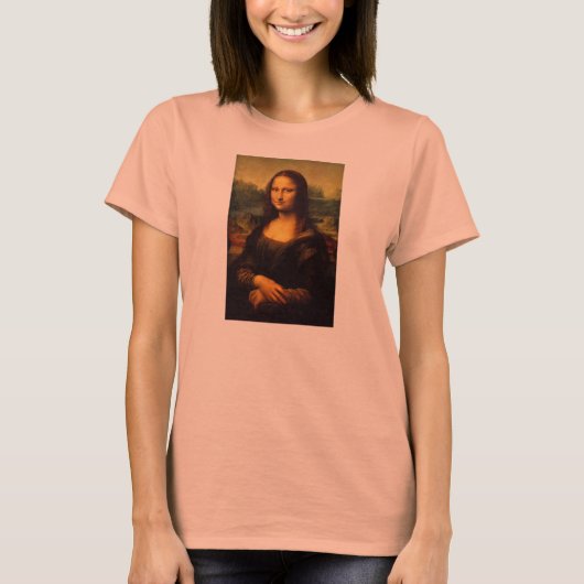 Leonardo Da Vinci - Mona Lisa T-shirt (Voorkant)