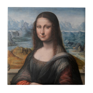 Leonardo da Vinci   Mona Lisa Tegeltje
