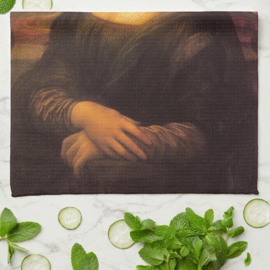 Leonardo Da Vinci' Mona Lisa Theedoek (Gevouwen)