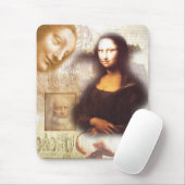 leonardo-da-vinci mousepad muismat (Met muis)