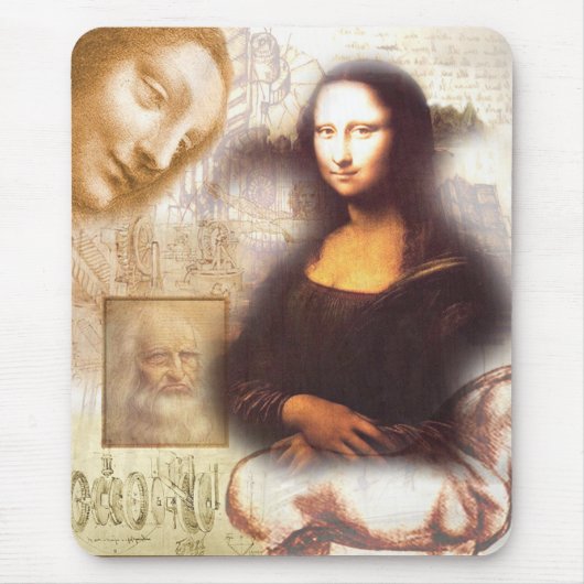 leonardo-da-vinci mousepad muismat (Voorkant)