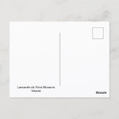 Leonardo da Vinci Museum Venice Italy Briefkaart (Achterkant)