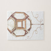 Leonardo da Vinci Octahedron Legpuzzel (Horizontaal)