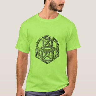 Leonardo da Vinci Polyhedra T-shirt