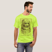 Leonardo da Vinci Portrait T-Shirt (Voorkant volledig)