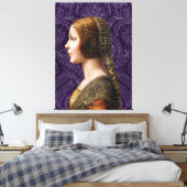 Leonardo da Vinci Portret La Bella Principessa Canvas Afdruk (Insitu (Slaapkamer))