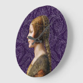 Leonardo da Vinci Portret La Bella Principessa Grote Klok (Hoek)