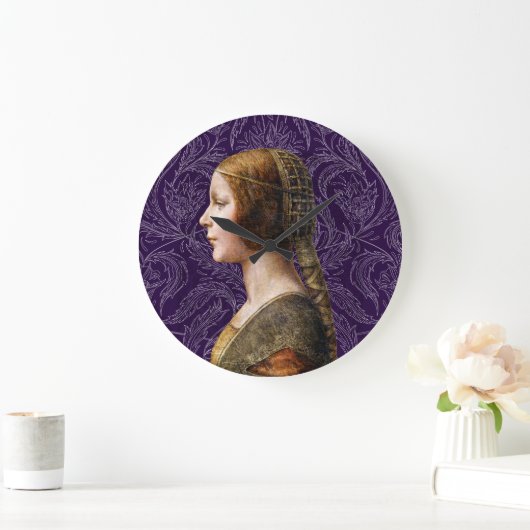 Leonardo da Vinci Portret La Bella Principessa Grote Klok (Huis)