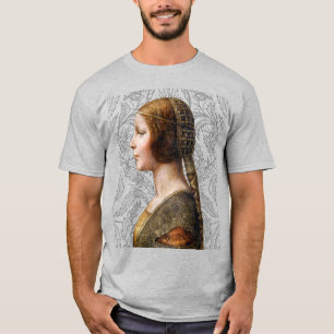 Leonardo da Vinci Portret La Bella Principessa T-shirt