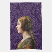 Leonardo da Vinci Portret La Bella Principessa Theedoek (Verticaal)