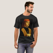 Leonardo da Vinci Portret van een T-shirt (Voorkant volledig)