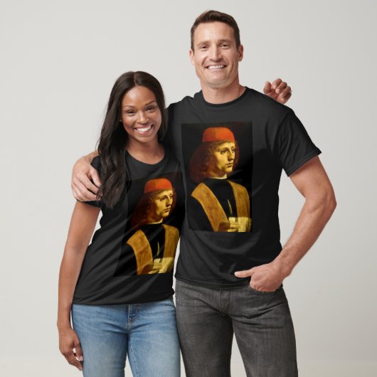 Leonardo da Vinci Portret van een T-shirt (Unisex)