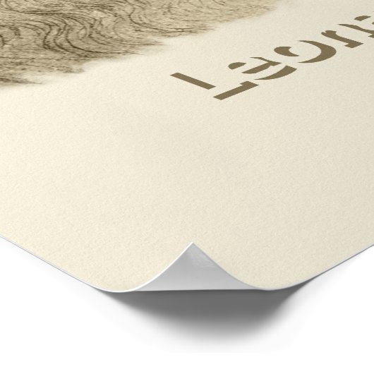 Leonardo da Vinci Poster (Hoek)