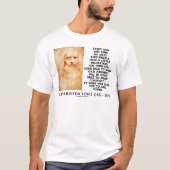 Leonardo da Vinci Relaxation Work Assessment Power T-shirt (Voorkant)