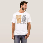 Leonardo da Vinci Relaxation Work Assessment Power T-shirt (Voorkant volledig)