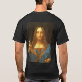 Leonardo da Vinci Salvator Mundi Black T-Shirt (Achterkant)