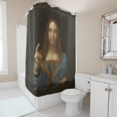 Leonardo da Vinci – Salvator Mundi Douchegordijn (In situ)