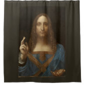 Leonardo da Vinci – Salvator Mundi Douchegordijn (Voorkant)