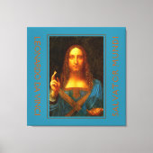LEONARDO DA VINCI SALVATOR MUNDI Fine Art Canvas Afdruk (Voorkant)