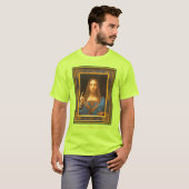 Leonardo da Vinci Salvator Mundi Safety T-Shirt (Voorkant volledig)