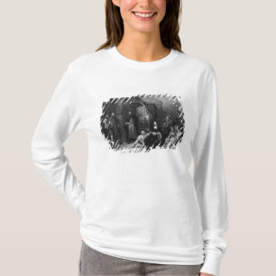 Leonardo da Vinci schildert de Gioconda T-shirt