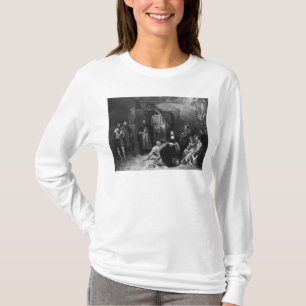 Leonardo da Vinci schildert de Gioconda T-shirt