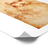 Leonardo Da Vinci Self-Portrait circa 1510-1515 Poster (Hoek)