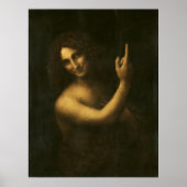 Leonardo da Vinci St. John de Baptist Poster (Voorkant)