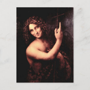 Leonardo da Vinci - St John the Baptist Briefkaart