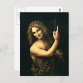 Leonardo Da Vinci - St. John The Baptist Briefkaart (Voorkant / Achterkant)