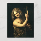 Leonardo Da Vinci - St. John The Baptist Briefkaart (Voorkant)
