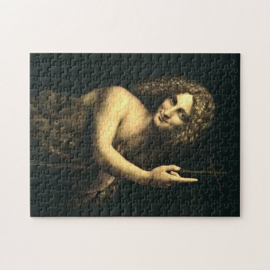 Leonardo Da Vinci - St. John The Baptist Legpuzzel (Horizontaal)