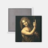 Leonardo Da Vinci - St. John The Baptist Magneet (Voorkant / Achterkant)